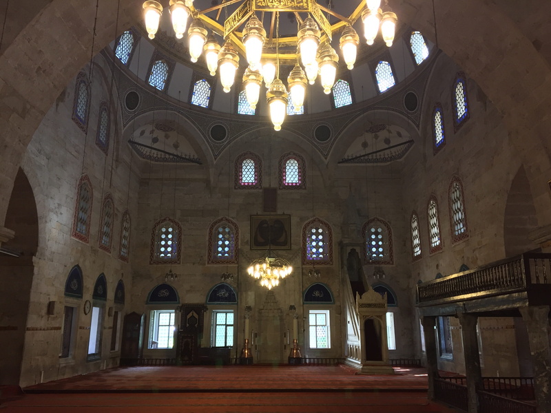 turkey, architecture, prayer, spirituality, indoors, building, architectural column, mosque, ornate, religion, stained glass, worship, cami, lamp, built structure
