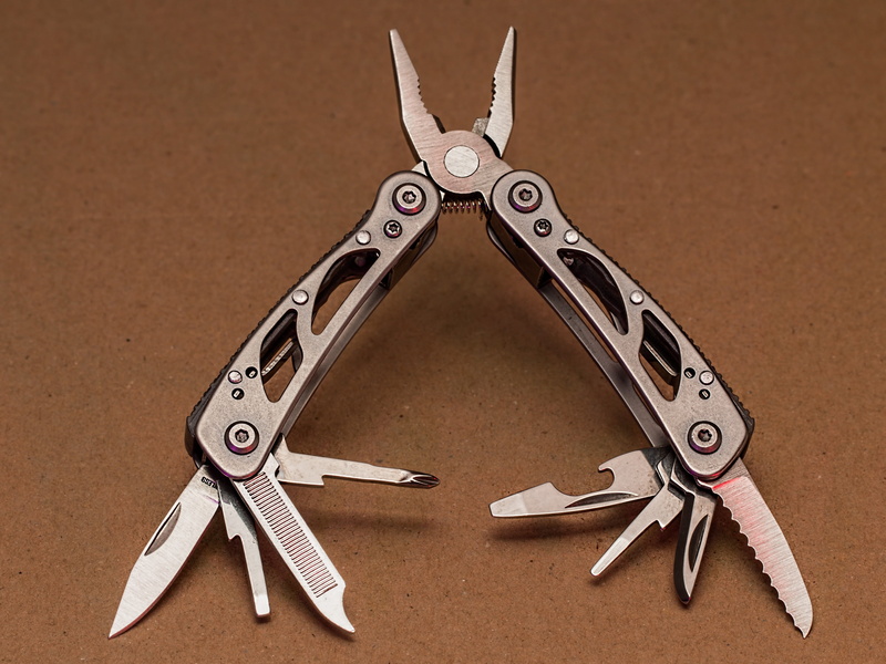 construction Industry, solve, close-up, pocket knife, brown, 4K, equipment, repair, still life, practical, useful, sharp, pliers, no people, slice, multifunction