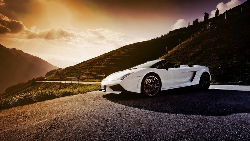 1080P, gallardo, White, Lamborghini, spyder, Supercar, lp