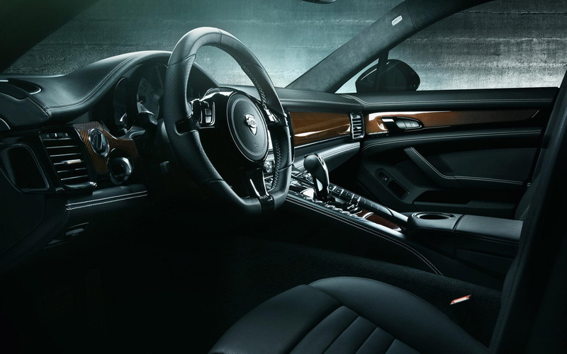 black, steering, porsche panamera, car, panamera, function, 1920x1200, wheel, interior, grand, techart, gt, 1080P, multi, porsche, cars