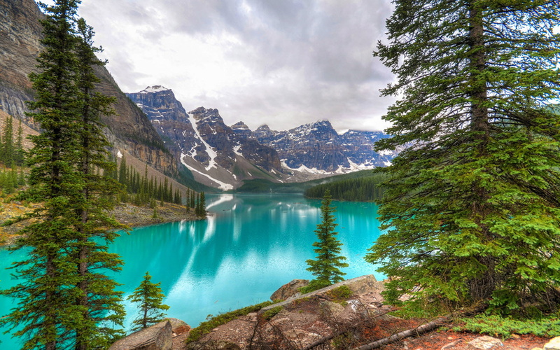 park, national, canada, hd, lake, beauties, natural, 1080P, banff, moraine, desktop