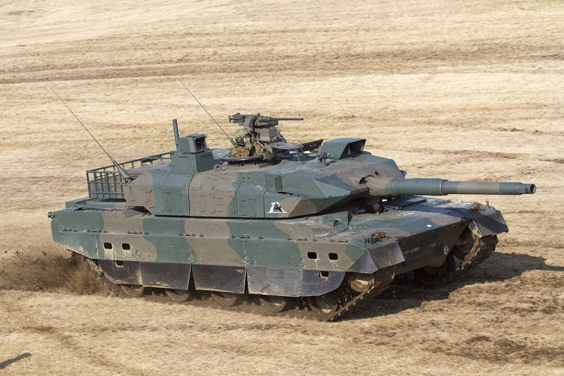 tank, combat, 1080P, Type 10, main, field, Japanese