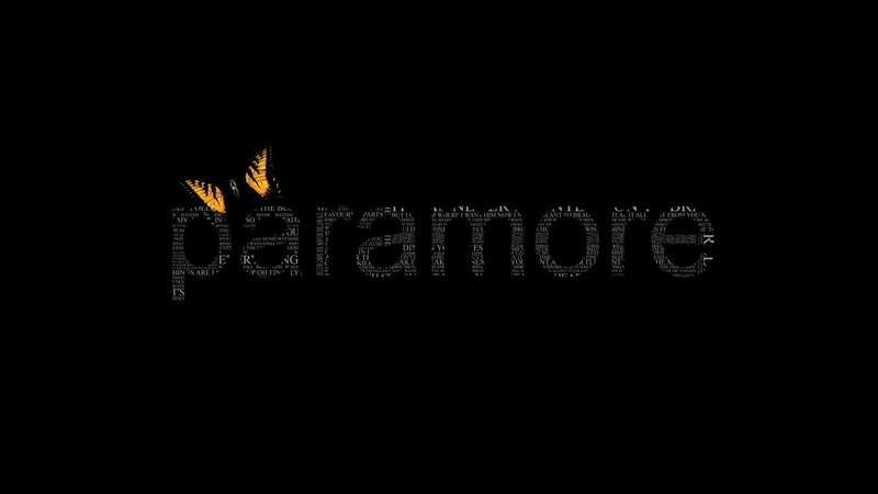 Paramore, typography, 1080P, music