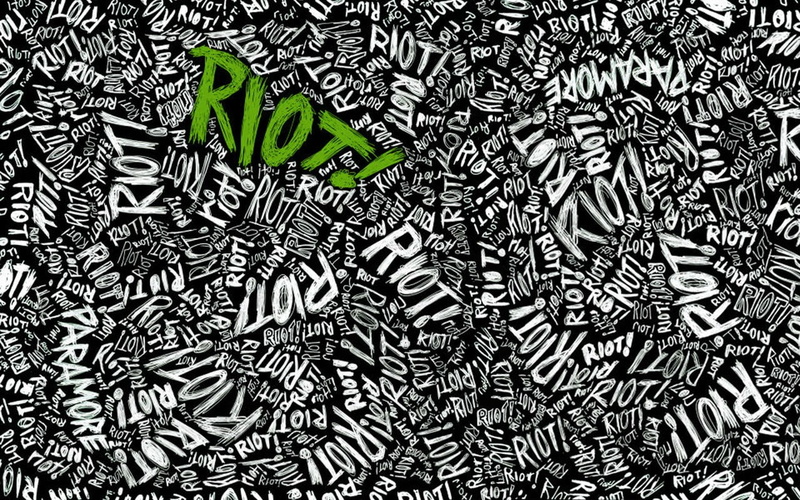 green, backgrounds, music, high angle view, still life, paper, communication, typography, black color, Paramore, no people, western script, pattern, 720P