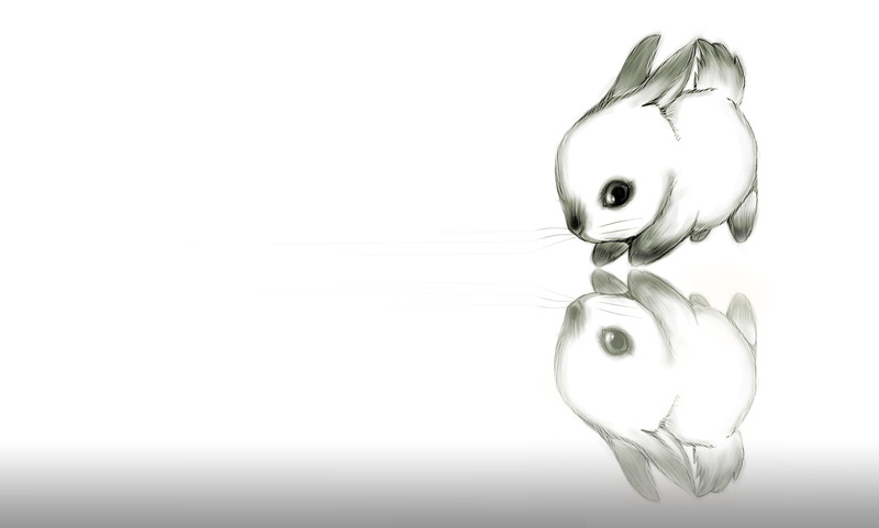 art, figure, rabbit, 1080P, Bunny, pencil, childrens, picture, baby, ears