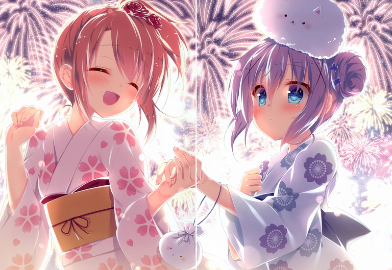 Is the Order a Rabbit?, Chino Kafū, Cocoa Hoto, Anime, 4K