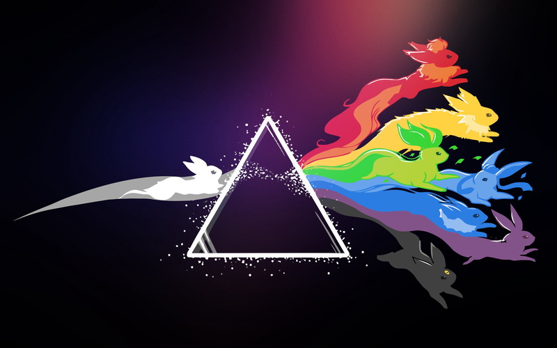 pokemon, 2K, pink floyd, bright, logo