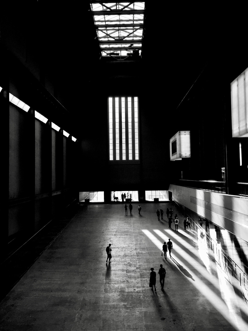 flooring, day, bandw, building, greyscale, united kingdom, transportation, built structure, lifestyles, women, greater london, window, men, skylight, floor