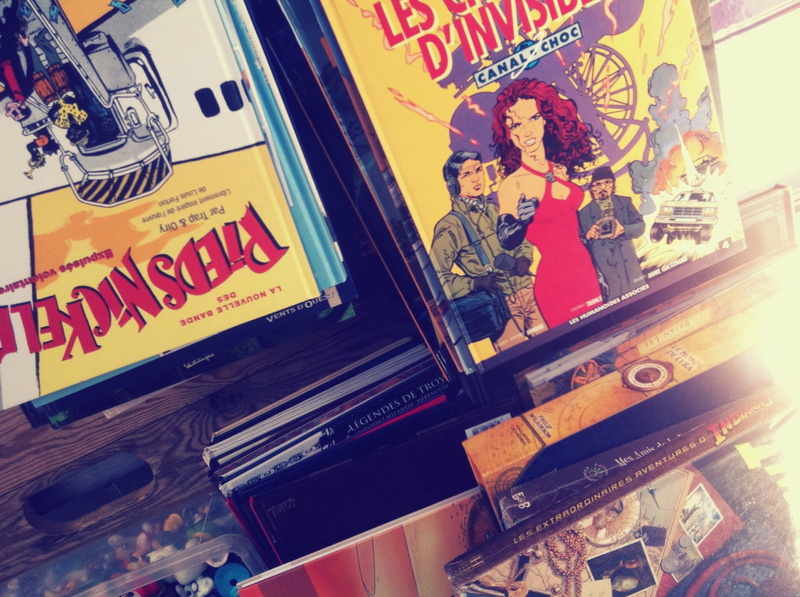 art and craft, assorted, low angle view, building exterior, variation, multi colored, movies, non-western script, comic books, title, communication, representation