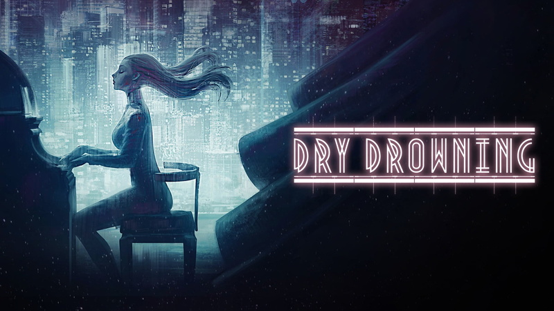 artwork, piano, video games, 1080P, Dry Drowning, women, digital art