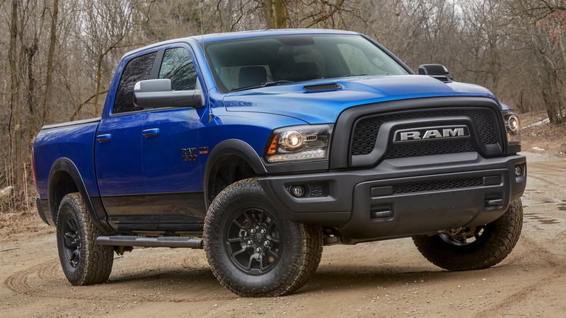 Vehicles, Blue Car, Car, 4-Door Truck, Ram 1500, Pickup, Ram 1500 Rebel, 1080P