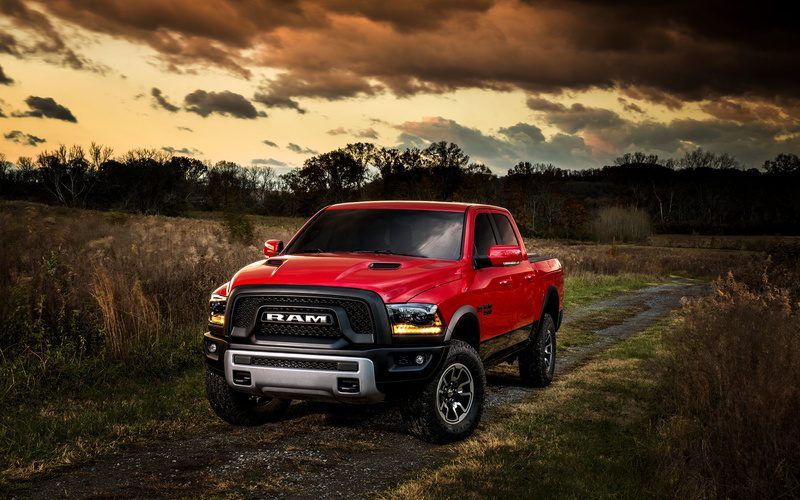 dodge, Ford, tree, car, mode of transportation, cloud - sky, field, cab, truck, motor vehicle, land, sunset, Rebel, land vehicle, road trip, plant, no people