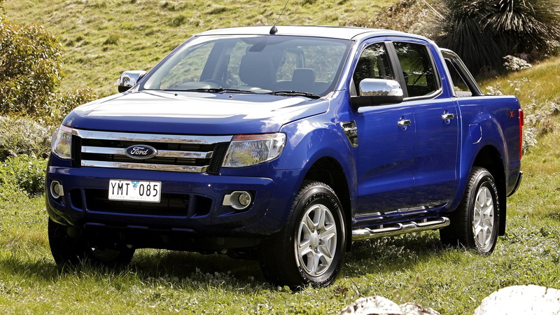 Ford, Blue Car, Car, Ford Ranger, 4-Door Truck, Pickup, 1080P, Ford Ranger XLT