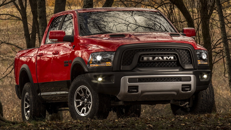 Red Car, Ram 1500, Vehicles, 1080P, Ram 1500 Rebel, Pickup, 4-Door Truck, Car