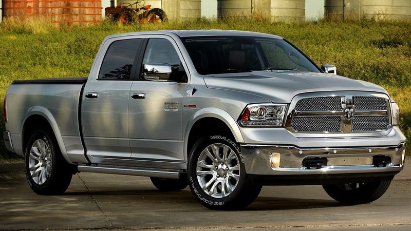 Ram 1500, 4-Door Truck, Ram 1500 Laramie Longhorn, Vehicles, Silver Car, 1080P, Car, Pickup