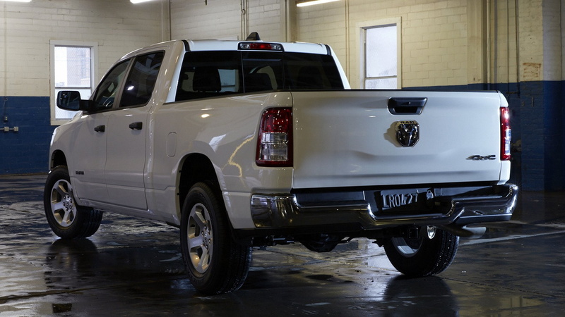 Ram 1500 Tradesman, Car, Ram 1500, White Car, 4-Door Truck, Vehicles, Pickup, 1080P