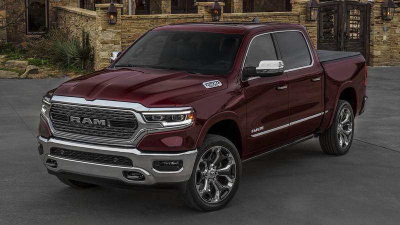 Car, 4-Door Truck, Vehicles, Ram 1500 Limited, Pickup, Ram 1500, Red Car, 1080P
