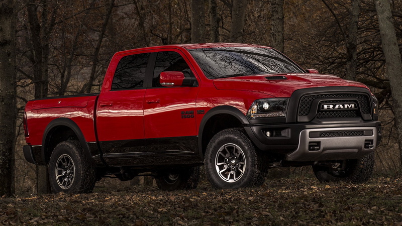Ram 1500, Vehicles, Pickup, Ram 1500 Rebel, Red Car, 4-Door Truck, Car, 1080P