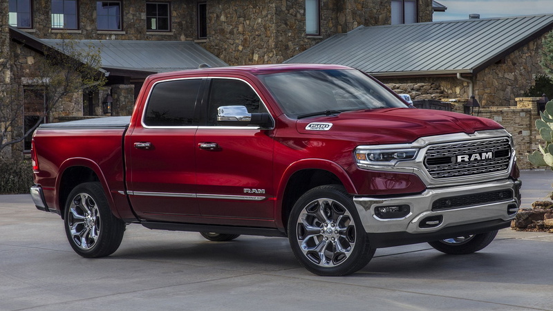 Red Car, 1080P, Ram 1500, Ram 1500 Limited, Car, Pickup, Vehicles, 4-Door Truck