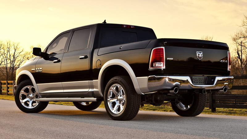 4-Door Truck, Pickup, Black Car, Ram 1500 Laramie, Vehicles, Car, 1080P, Ram 1500