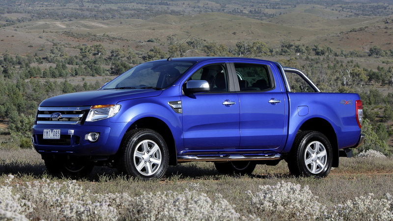 1080P, Blue Car, Ford Ranger XLT, Ford, Pickup, Ford Ranger, Car, 4-Door Truck