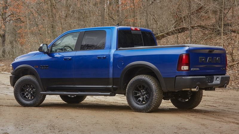 Car, Ram 1500 Rebel, Blue Car, Pickup, Ram 1500, 4-Door Truck, 1080P, Vehicles