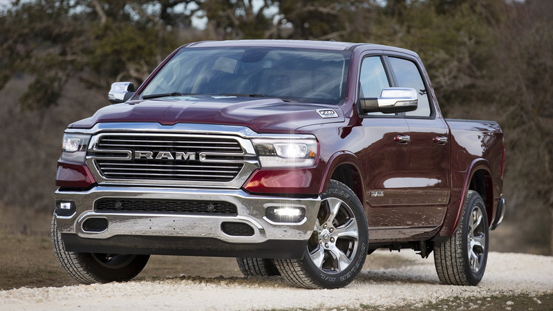 4-Door Truck, Pickup, Car, Ram 1500 Laramie, Red Car, Ram 1500, 1080P, Vehicles