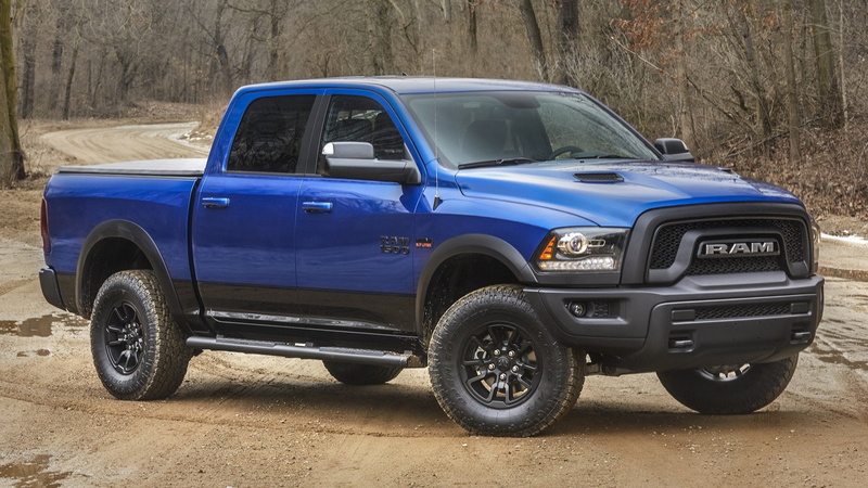 Ram 1500, Vehicles, Pickup, Ram 1500 Rebel, 4-Door Truck, Blue Car, Car, 1080P