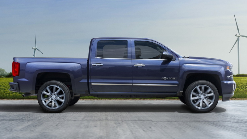 Chevrolet Silverado Z71, 1080P, Blue Car, 4-Door Truck, Car, Vehicles, Pickup