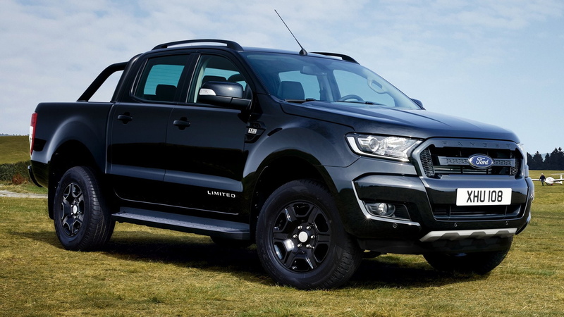 Black Car, Car, Ford Ranger, Ford, 1080P, 4-Door Truck, Ford Ranger Limited, Pickup
