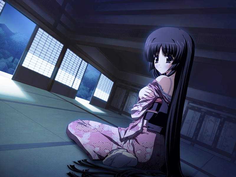 females, low angle view, aruji no tame, full length, animated, leisure activity, built structure, illustration, window, indoors, one person, day, girl