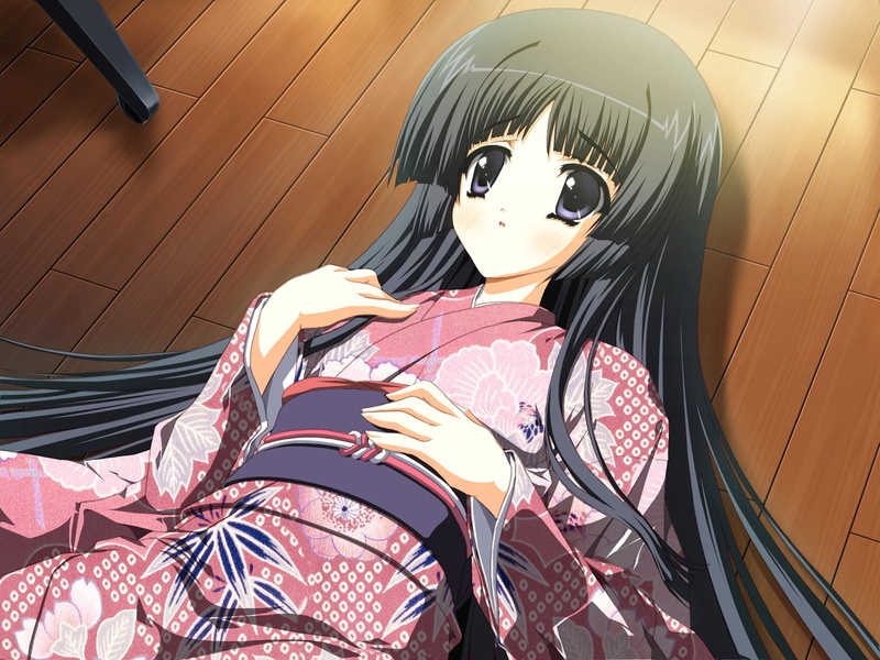 mask, representation, haired, no people, nature, day, digital, bangs, kimono, character, indoors, 720P, female, close-up, anime, clothing, aruji no tame