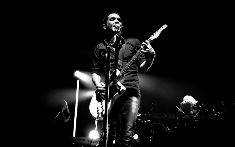 1080P, greyscale, musician, brian, molko, photo