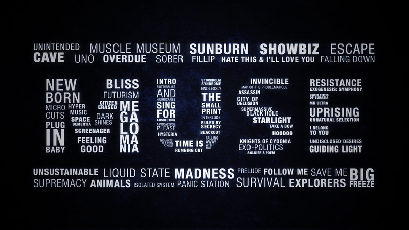 Band (Music), Muse (Band), 1080P, Black and White, Word, Typography, Muse, Music