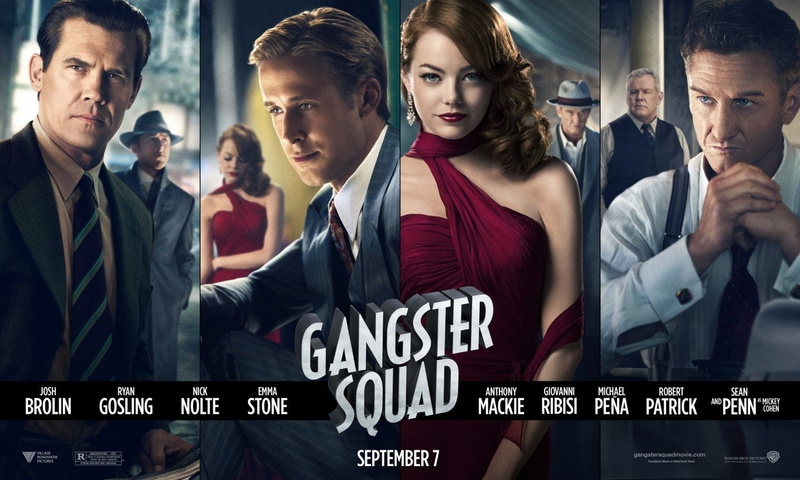 Josh Brolin, 720P, Sean Penn, Emma Stone, Gangster Squad, Movie, Ryan Gosling