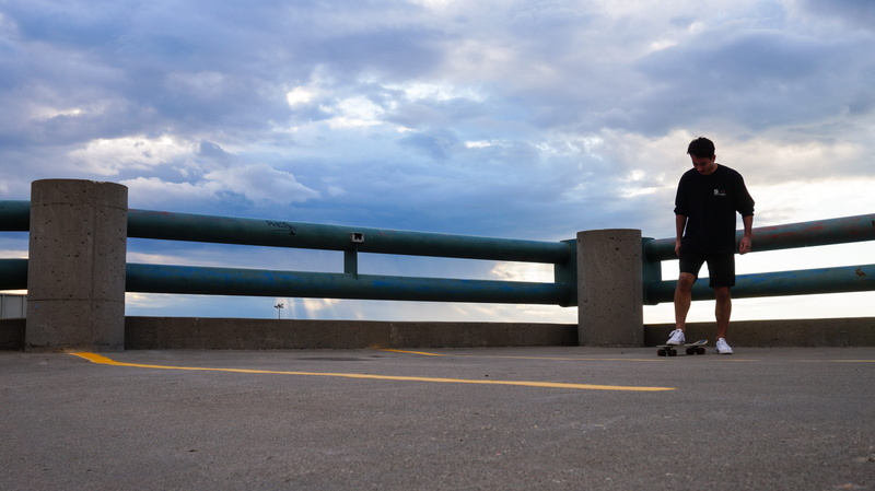 one person, youth, city, male, 5K, boarding, canada, tall, skateboard, board, regina, teen, young adult, full length, youthful, side view, rail, architecture