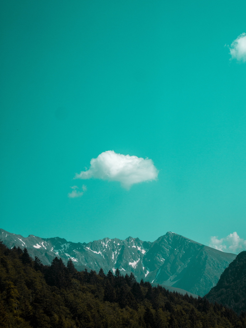 nature, white, sky, day, la morte, blue, tranquility, scenics - nature, mountains, mountain, outdoors, cloud - sky, no people, mountain range, tree, pollution