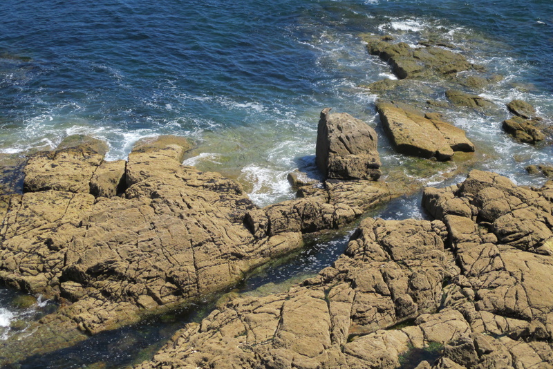 4K, summer, blue, nature, beauty in nature, rock, solid, Ries, high angle view, sunlight, beach, tranquility, landscape, water, scenics - nature, land