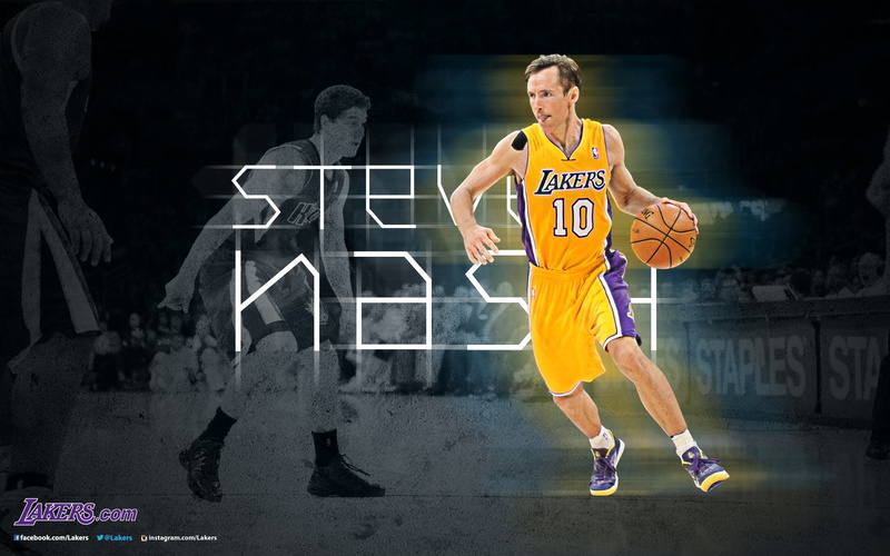 yellow, 1080P, adult, basketball uniform, nba, los, one person, angeles, jersey, running, young adult, full length, sportsman, looking at camera, athlete