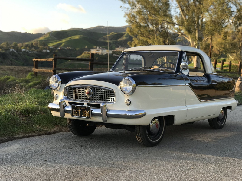 Car, Nash Metropolitan, Vintage Car, Old Car, Black Car, 1080P, Vehicles