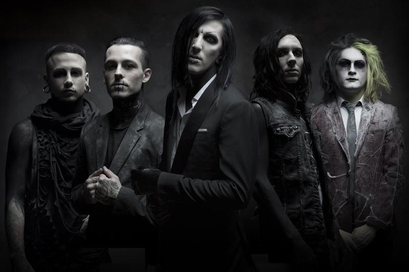 metalcore, post-hardcore, gothic rock, rock band, Motionless In White, 2K