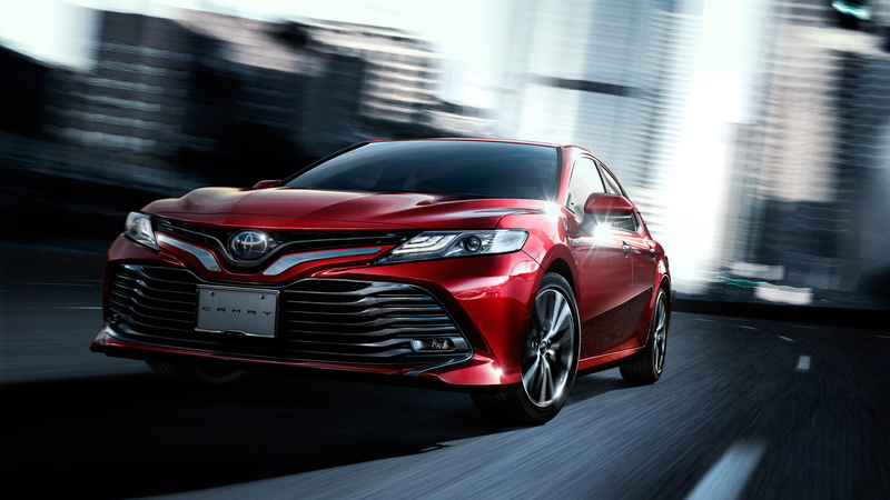 Toyota, Camry, Hybrid, 4K, 2018