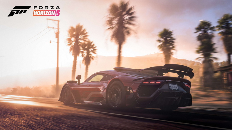 sunset, Mexico, Forza Horizon 5, Mercedes AMG Project ONE, 4K