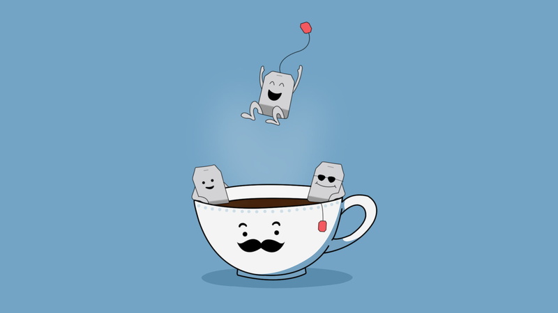 blue, heat - Temperature, studio shot, representation, tea, cup, cafe, smiley, coffee, cappuccino, indoors, food, Jump, coffee - Drink, breakfast, 1080P