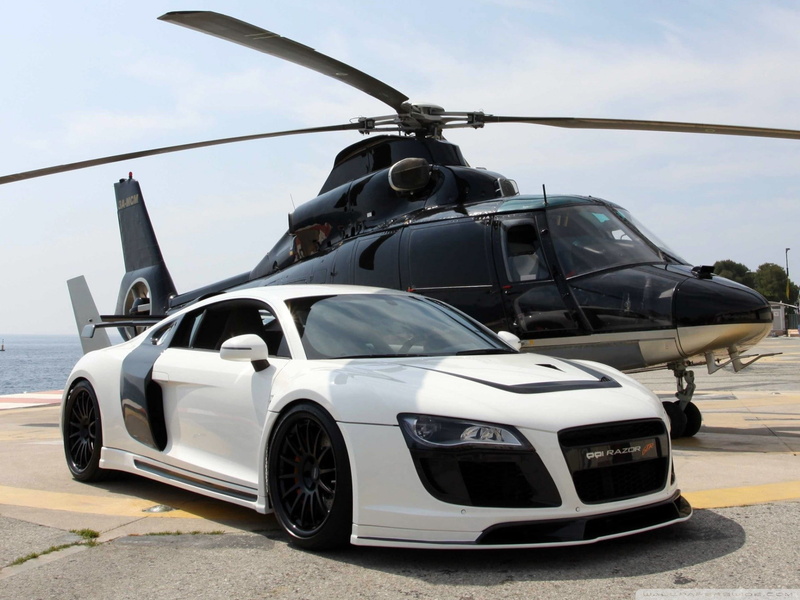 razor, art, audi, white, hd, helicopters, gtr, x, cars, 1080P, r, vehicles