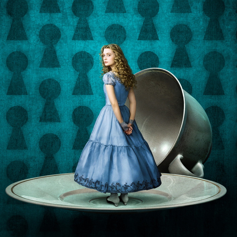 Cup, Alice in Wonderland, 1080P, saucer, fantasy, background, MIA Wasikowska