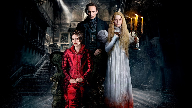 young men, looking at camera, front view, portrait, crimson peak, night, heterosexual couple, beautiful woman, emotion, clothing, men, women, young women
