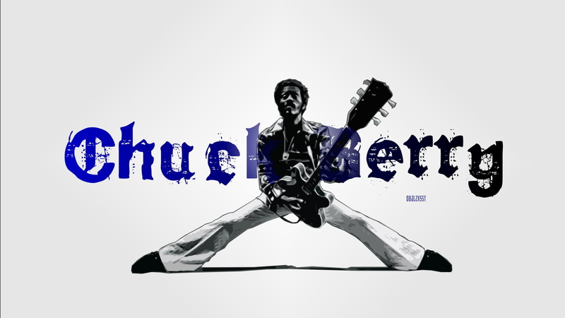 Guitarist, Chuck Berry, Singer, Musician, Singers, Music, Rock and Roll, 1080P, Artistic, Guitar