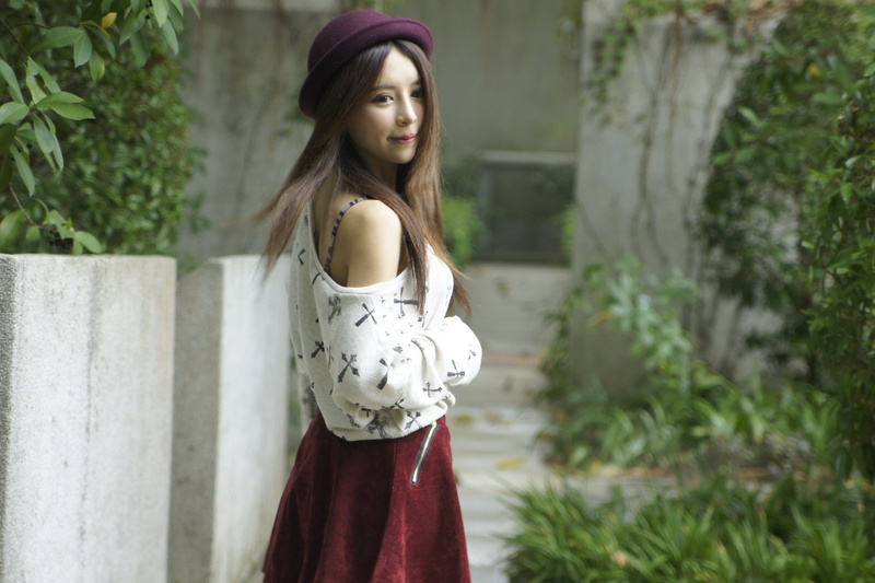 Models, Hong Kong, Hat, Park, Girl, Julie Chang, 1080P, Smile, Zhang Qi Jun, Model