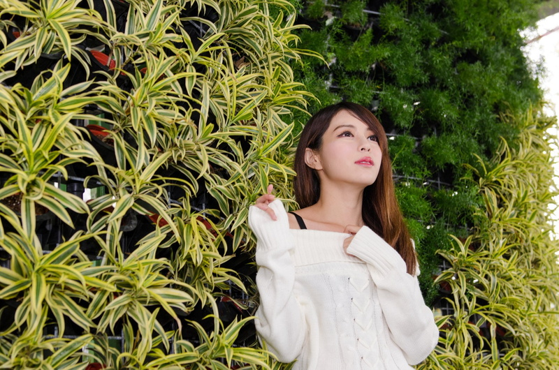 Plant, Julie Chang, Models, 1080P, Girl, Zhang Qi Jun, Taiwanese, Model, Asian